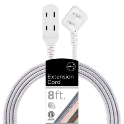 Cordinate 8ft. 3-Outlet Indoor Extension Cord
