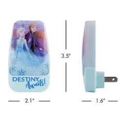 Disney Frozen II Light Sensing LED Night Light, Blue