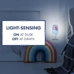Disney Frozen II Light Sensing LED Night Light, Blue