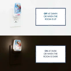 Disney Frozen II Light Sensing LED Night Light, White
