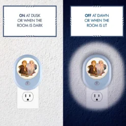 Disney Frozen II Motion-Sensing Light Sensing LED Night Light, Blue