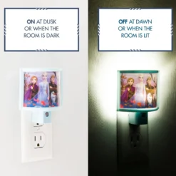 Disney Frozen II Wrap Shade LED Night Light, Blue