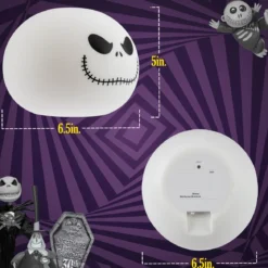 Disney Jack Skellington Color-Changing Tabletop LED Night Light, White