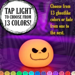 Disney Jack Skellington Color-Changing Tabletop LED Night Light, White
