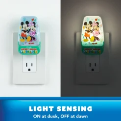 Disney Mickey Mouse Clubhouse Contempo Light-Sensing LED Night Light