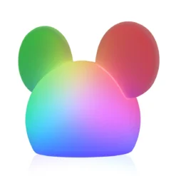Disney Mickey Mouse Color-Changing Tabletop LED Night Light, White