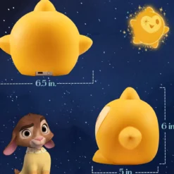 Disney WISH Star Squishy Dimmable Tabletop LED Night Light, Yellow