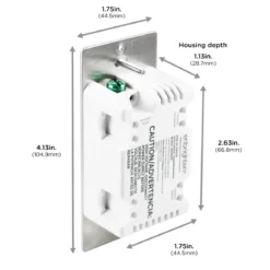 Enbrighten Add-On Switch with QuickFit™ and SimpleWire™, White
