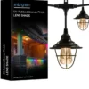 Enbrighten Cafe Lights Cage Shade Add-On, Oil-Rubbed Bronze, 6 Pack