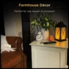 Enbrighten Candle Flicker LED Lantern. Black