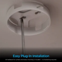 Enbrighten Color Changing Cabinet Puck Lights Plug-In, White