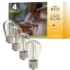 Enbrighten Ecoscapes LED Cafe Lights Replacement Bulbs, 4 Pack