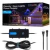 Enbrighten Eternity Eave Light Power Supply With Repeater, Black