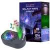 Enbrighten Galaxy Wave Projector LED Tabletop Night Light with Sound Effects, Gray