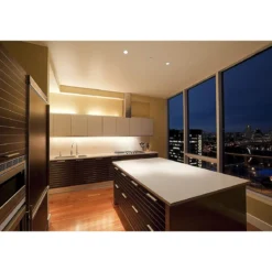 Enbrighten 12 in. Direct Wire LED Under Cabinet Light Fixture, White
