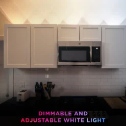 Enbrighten Indoor Accent Spectrum String Wall Lights, 8ft., 6LEDs, White