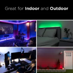 Enbrighten Indoor/Outdoor LED Flex Light, 16.5ft., Color Changing