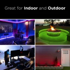 Enbrighten Indoor/Outdoor LED Flex Light, 24ft., Color Changing