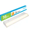 Enbrighten 16in. On/Off Direct Wire LED Under Cabinet Light Fixture, White
