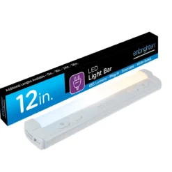 Enbrighten 12in. Plug-In Dimmable LED Light Bar, White