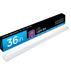Enbrighten 36in. Plug-In Dimmable LED Light Bar, White