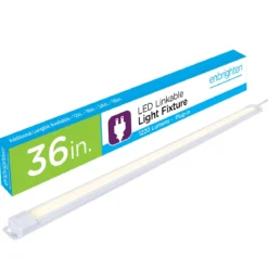 Enbrighten 36in. Plug-In LED Under Cabinet Light Fixture, White