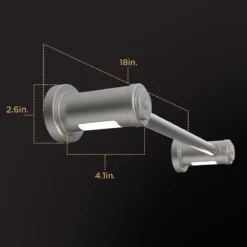 Enbrighten LED Motion Sensing Towel Bar Light, Brushed Nickel