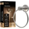 Enbrighten LED Motion Sensing Towel Ring Light, Brushed Nickel