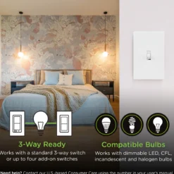 Enbrighten 800 Series Z-Wave Toggle Dimmer