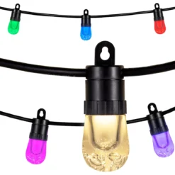 Enbrighten Smart Wi-Fi LED Café Lights, 10 Bulbs, 20ft.