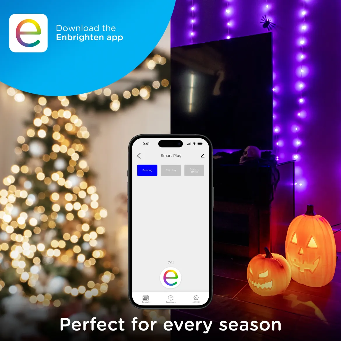 Enbrighten VIBE Indoor Single-Outlet Wi‑Fi Matter Smart Plug