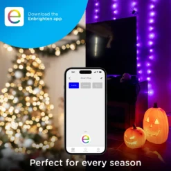 Enbrighten VIBE Indoor Single-Outlet Wi‑Fi Matter Smart Plug, 4 Pack