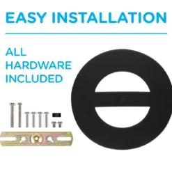 Enbrighten VIBE Outdoor 2-Head Motion-Sensing Back Lit WiFi LED Security Light, Bronze