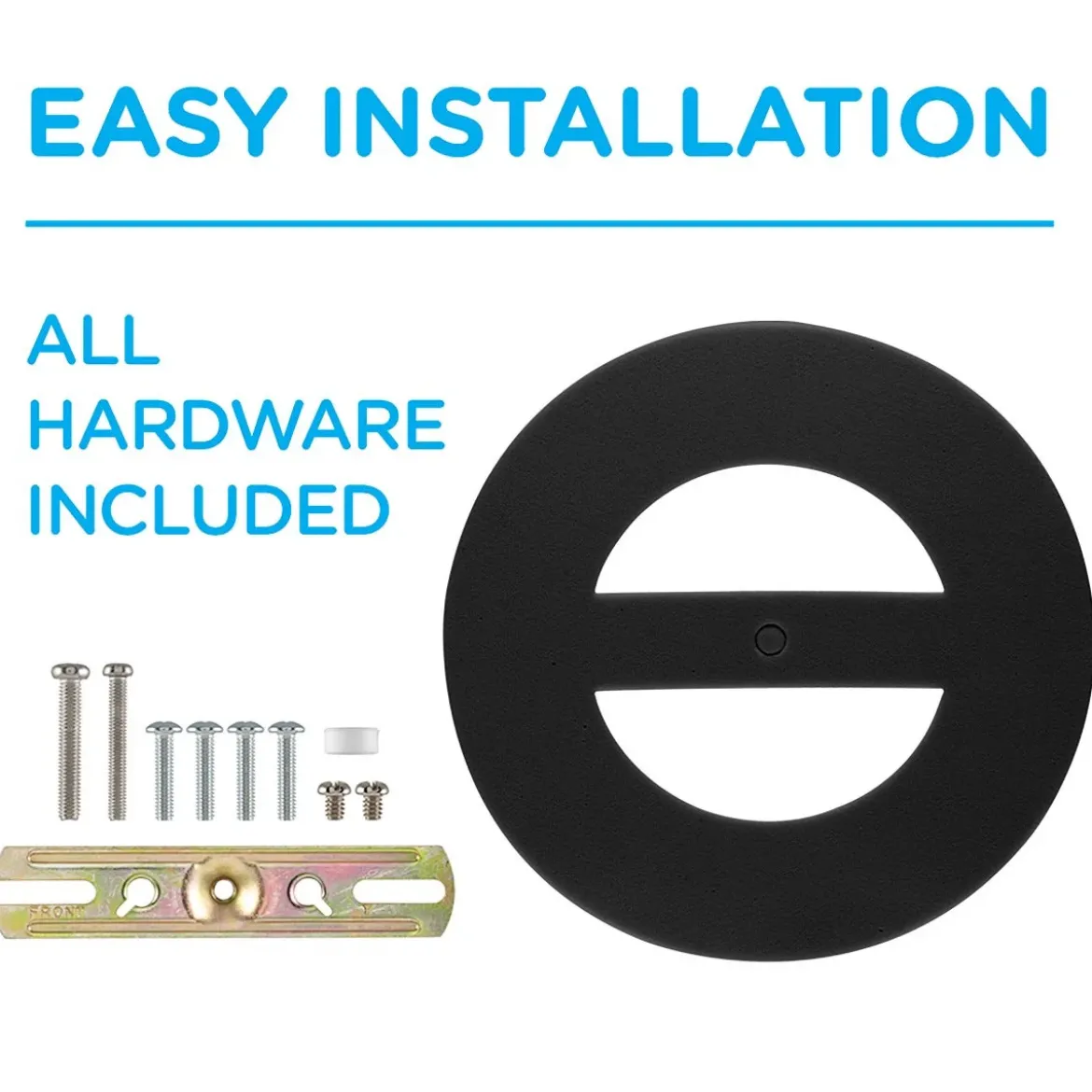 Enbrighten VIBE Outdoor 3-Head Motion-Sensing Back Lit WiFi LED Security Light, Bronze