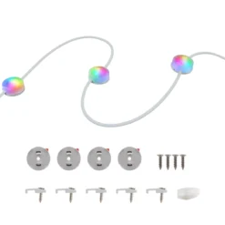 Enbrighten VIBE WiFi Eternity Accent Light Extension Light Strand, 16.5ft. White
