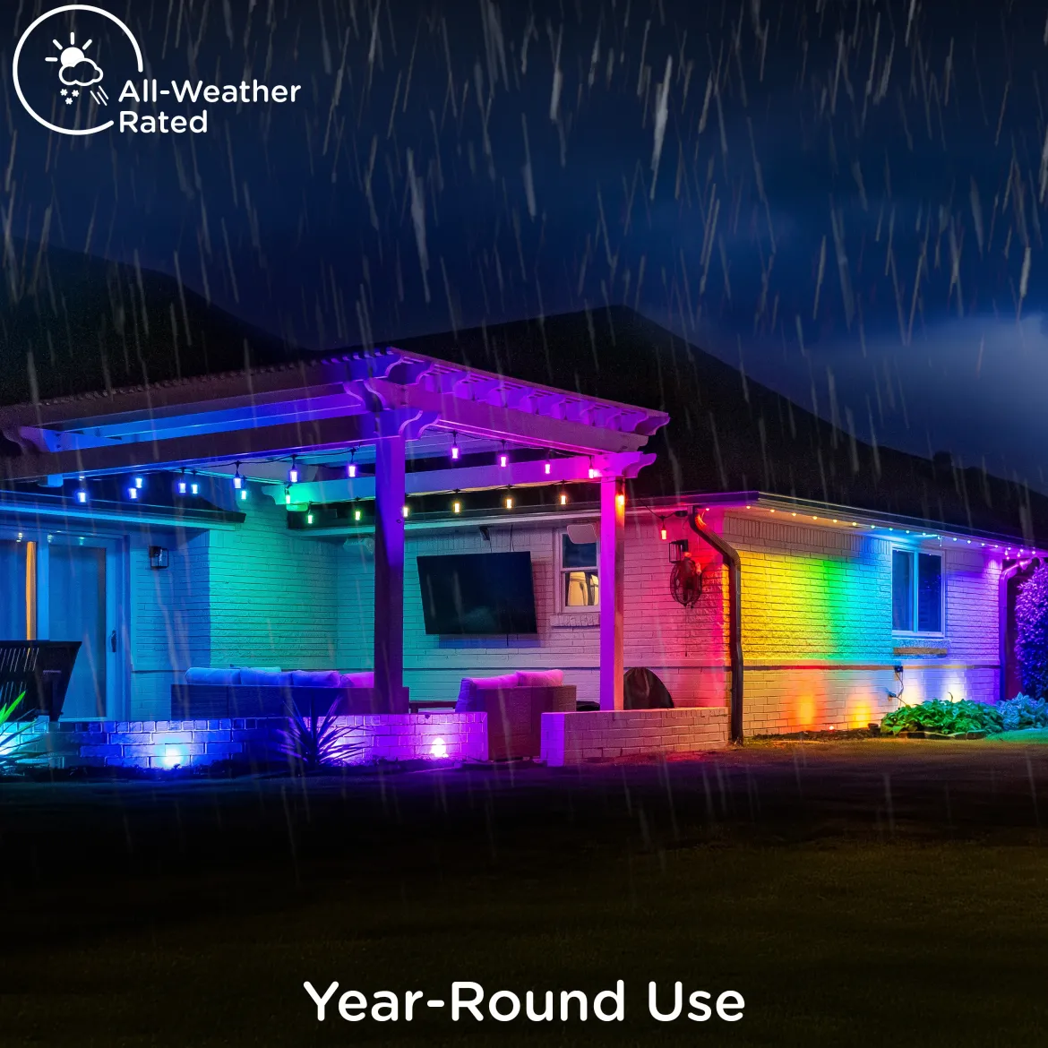 Enbrighten Vibe Wi‑Fi Matter Smart Plug Yard Stake
