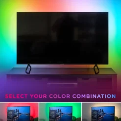 Enbrighten VIBE WiFi Spectrum Indoor Color-Changing LED Strip Lights, 10ft.