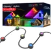 Enbrighten WiFi VIBE Eternity Eave Lights Extension Light Strand, 16.5ft. Black