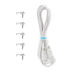 Enbrighten WiFi VIBE Eternity Eave Lights Extension Cable, 10ft. White