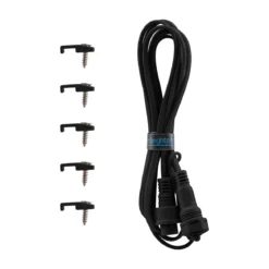 Enbrighten WiFi VIBE Eternity Eave Lights Extension Cable, 10ft. Black