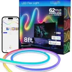 Enbrighten WiFi VIBE Indoor/Outdoor Color-Changing LED Flex Light, 8ft.