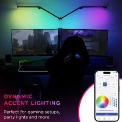 Enbrighten WiFi VIBE Spectrum Color-Changing Adjustable Accent Lamp