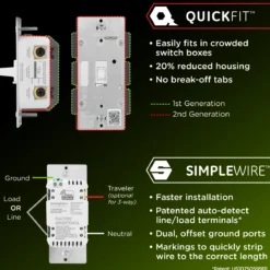 Enbrighten Z-Wave 800 Series In-Wall Smart Switch