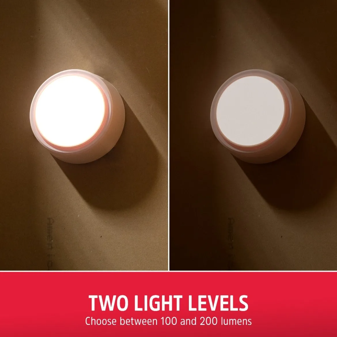 Energizer Battery Operated LED Ceiling Fixture with Wireless Switch, White