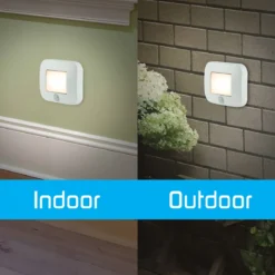 Energizer Indoor/Outdoor Battery Operated Motion Activated LED Path Light, White