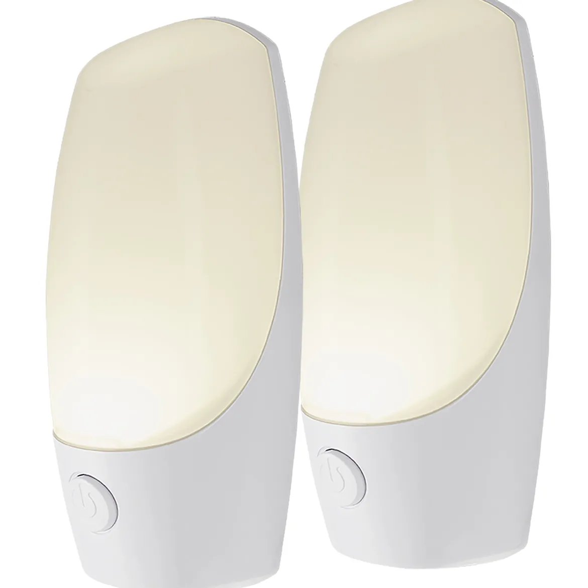 Energizer Manual Button Night Light, 2 Pack, White