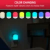 Energizer Plug-In Light Sensing Color-Changing LED Night Light, White