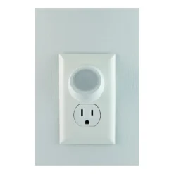 Energizer Plug-In Rotating Light Sensing LED Night Light, 2 Pack, White