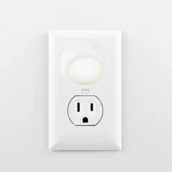 Energizer Plug-In Rotating Light Sensing LED Night Light, 2 Pack, White