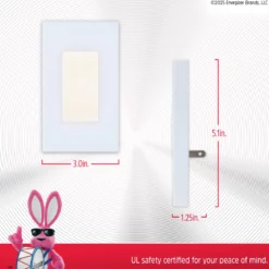 Energizer SlimLine CoverLite LED Night Light, 2 Pack